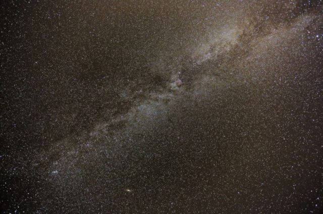 Milchstraße und Andromeda - Foto Jürgen Biedermann Milchstraße und Andromeda - Foto Jürgen Biedermann